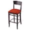 Holland Bar Stool Co 30" Bar Stool, Dark Cherry Finish, Graph Poppy Seat 316030DC021 - alternate 1